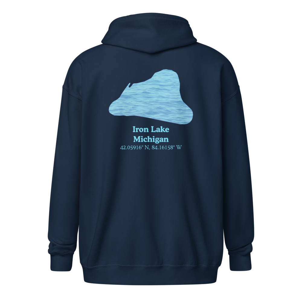 Iron Lake Unisex Zip Hoodie