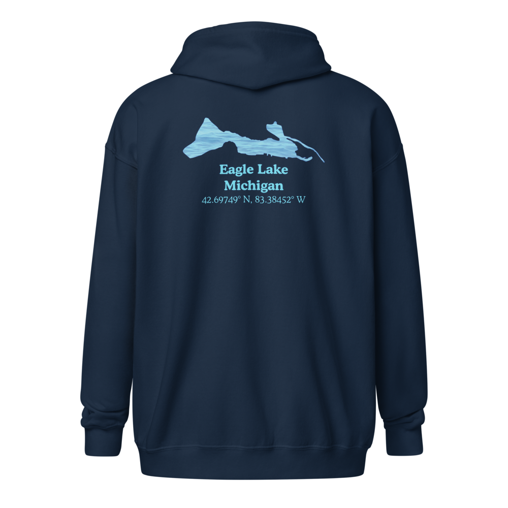 Eagle Lake Unisex Zip Hoodie