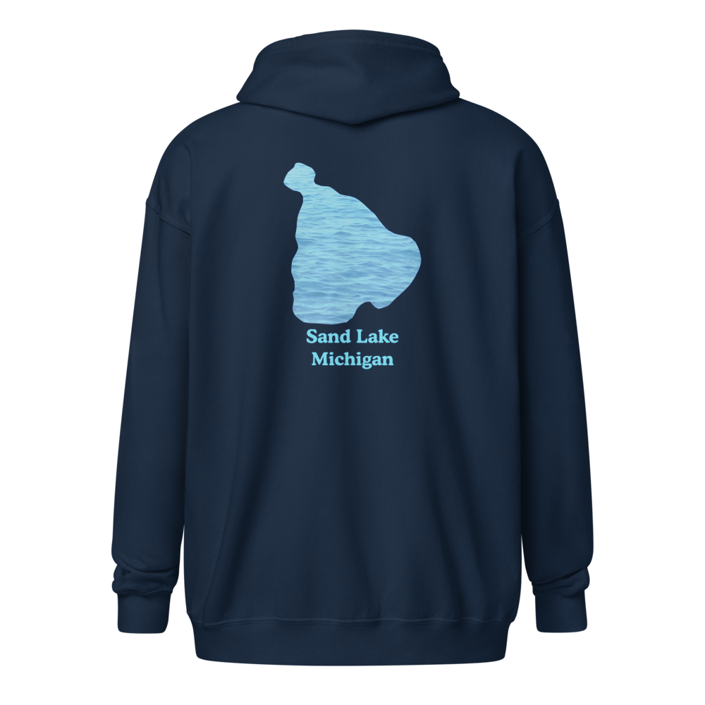 Sand Lake Unisex Zip Hoodie