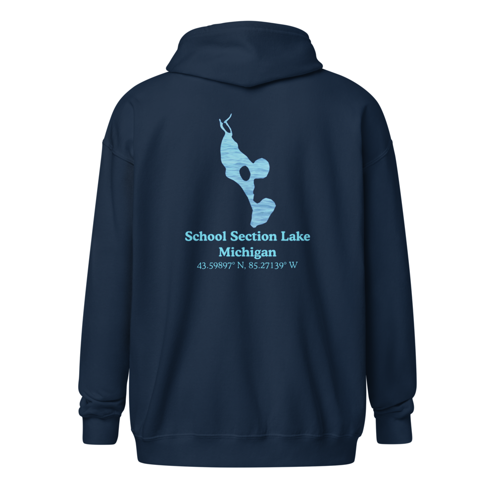 School Section Lake Unisex Zip Hoodie