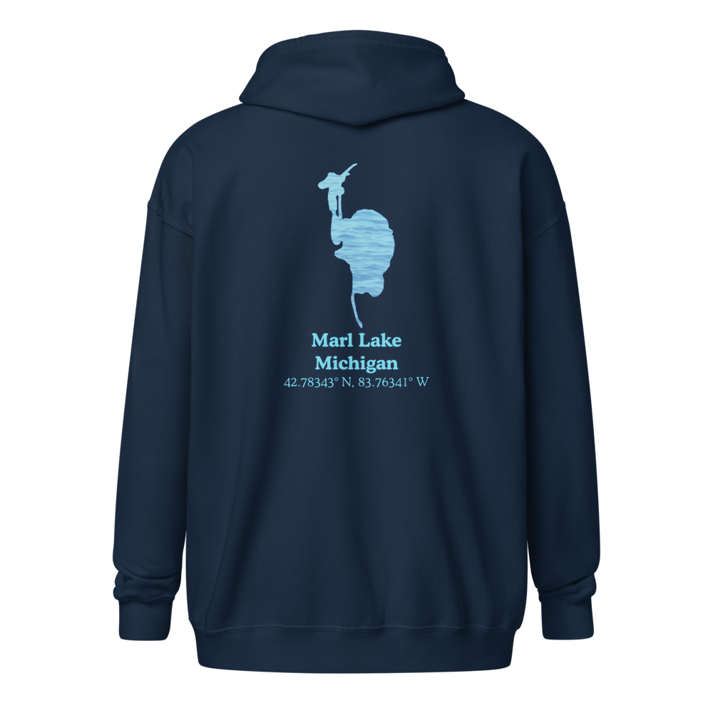 Marl Lake Unisex Zip Hoodie