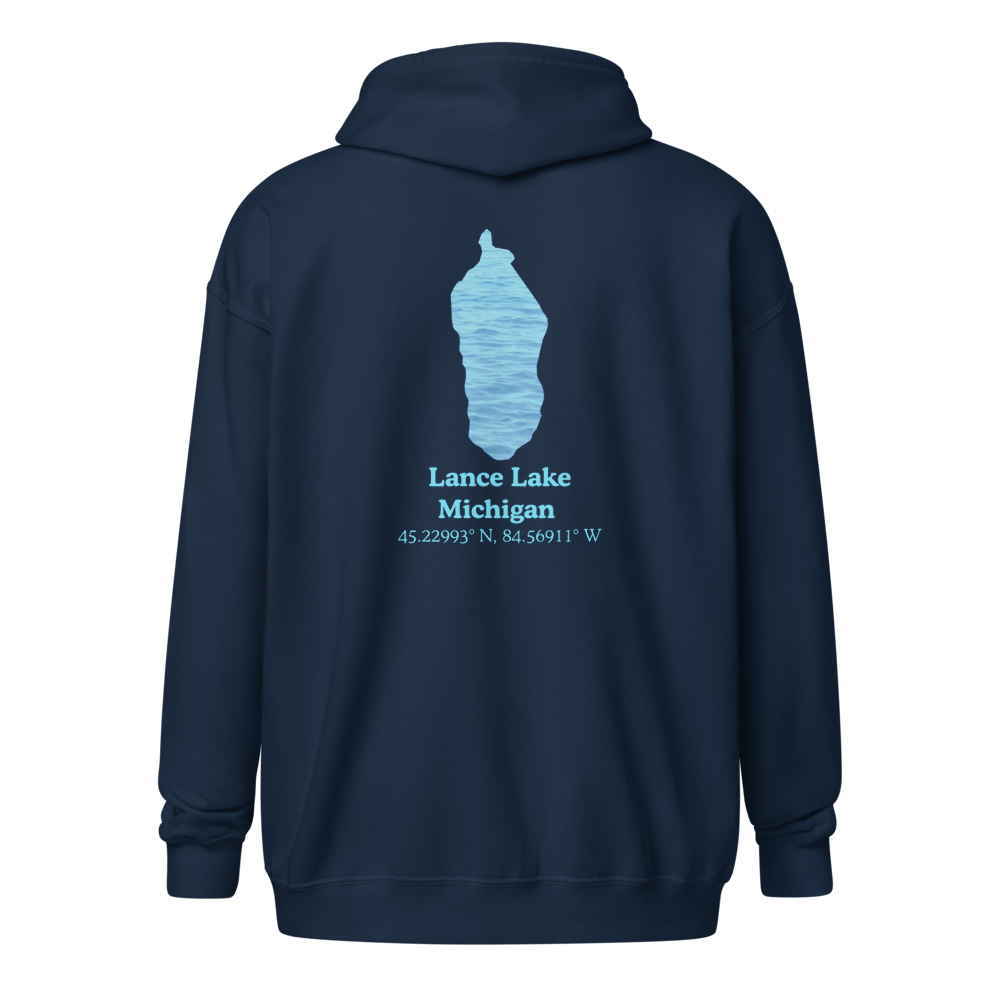 Lance Lake Unisex Zip Hoodie