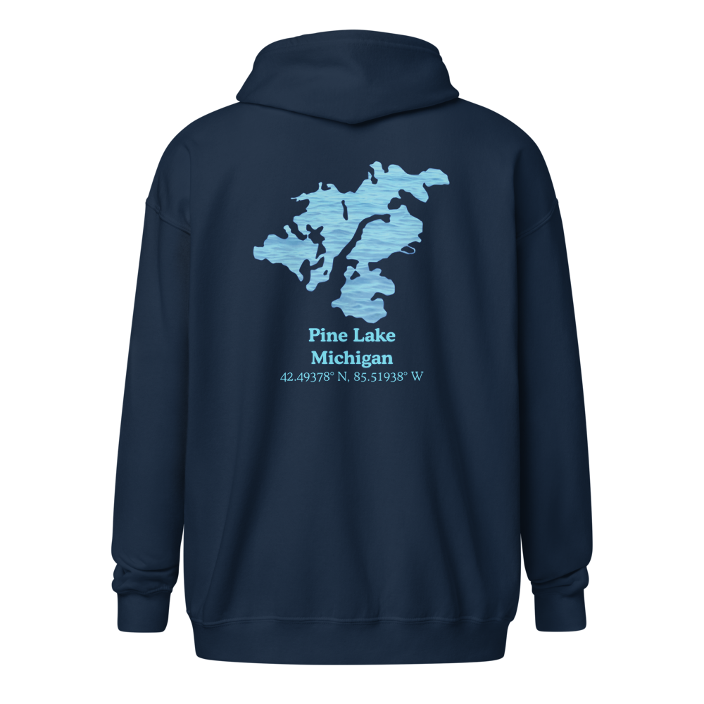 Pine Lake Unisex Zip Hoodie