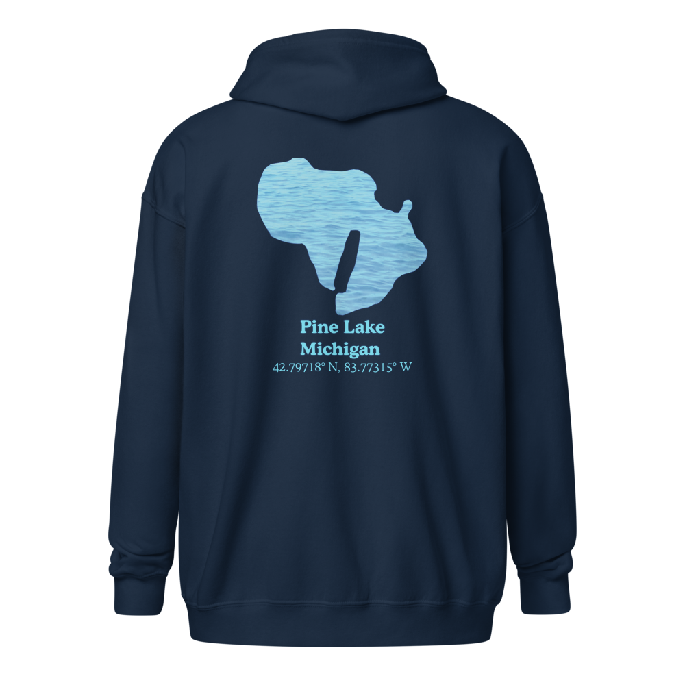 Pine Lake Unisex Zip Hoodie