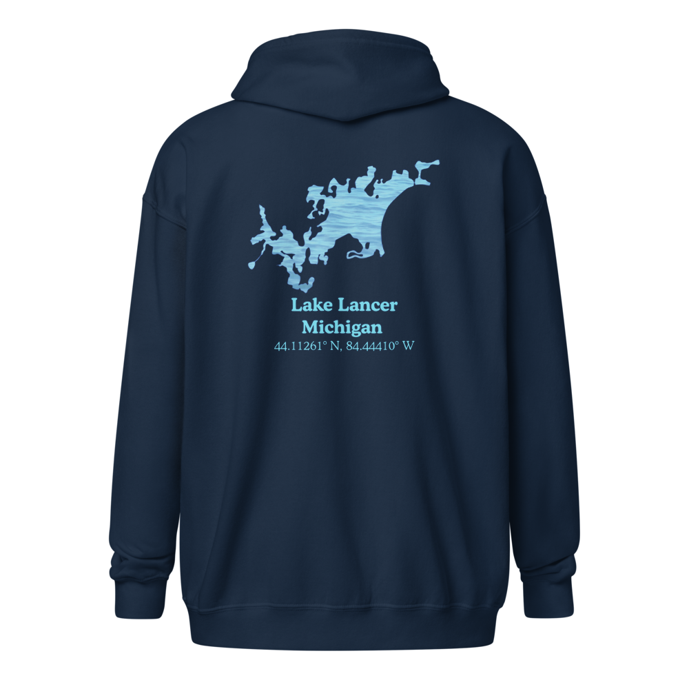 Lake Lancer Unisex Zip Hoodie