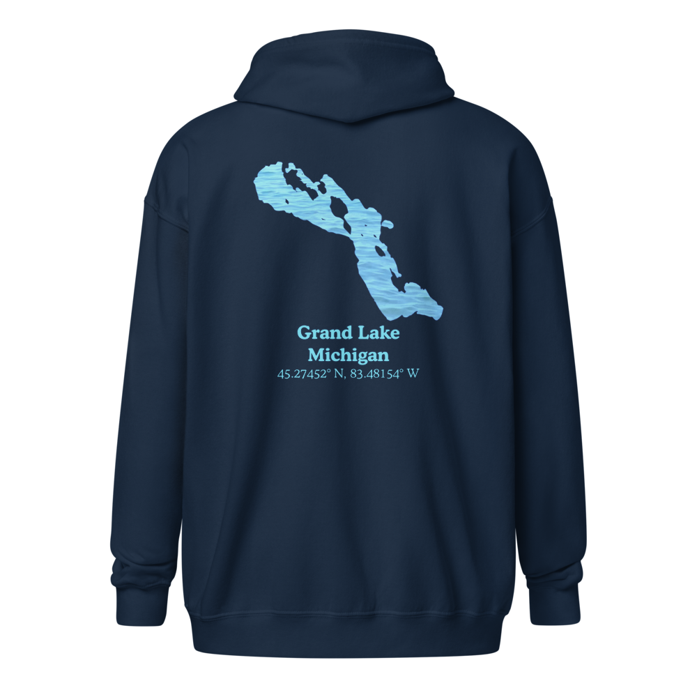 Grand Lake Unisex Zip Hoodie