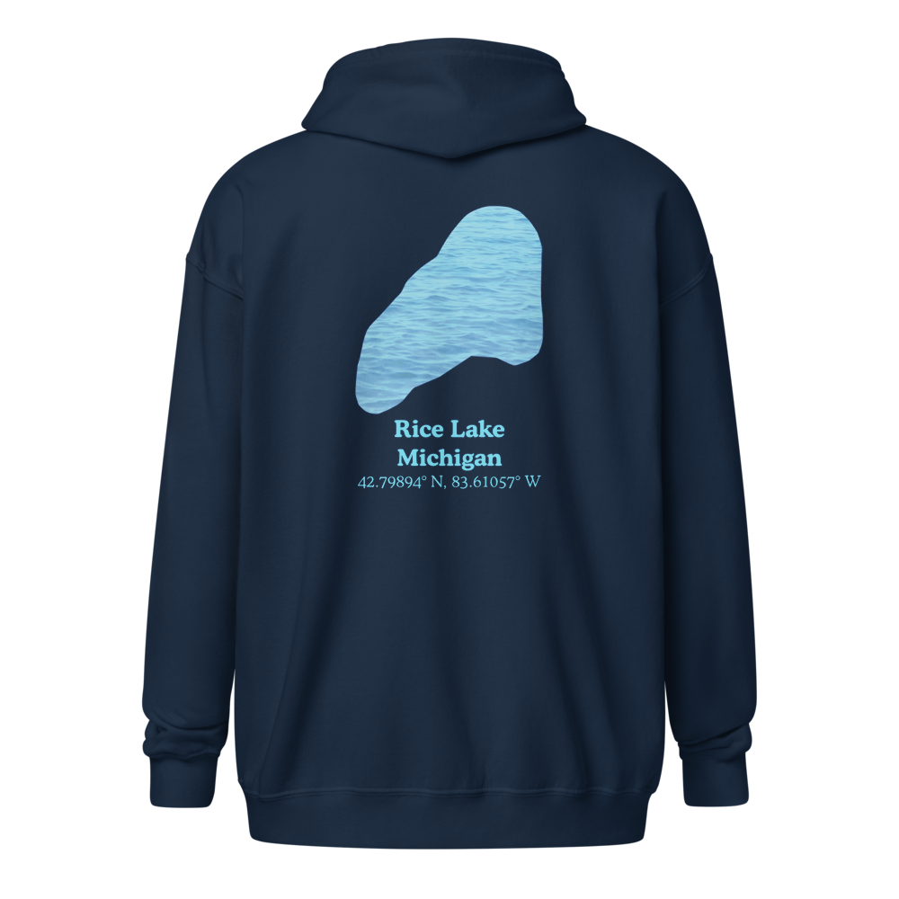 Rice Lake Unisex Zip Hoodie