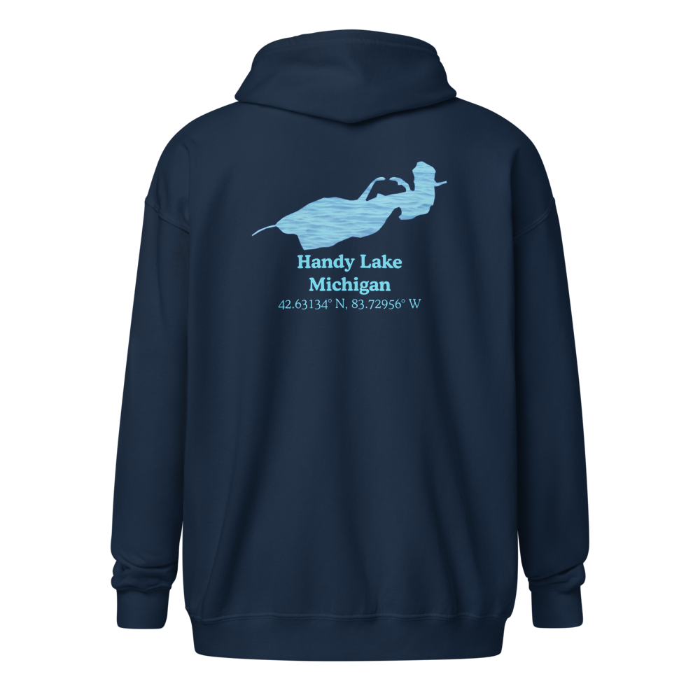 Handy Lake Unisex Zip Hoodie