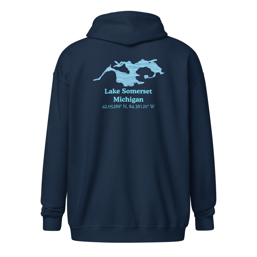 Lake Somerset Unisex Zip Hoodie