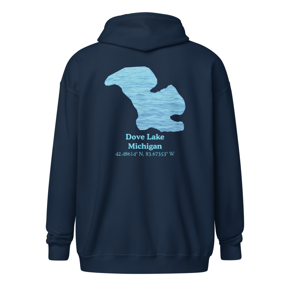 Dove Lake Unisex Zip Hoodie