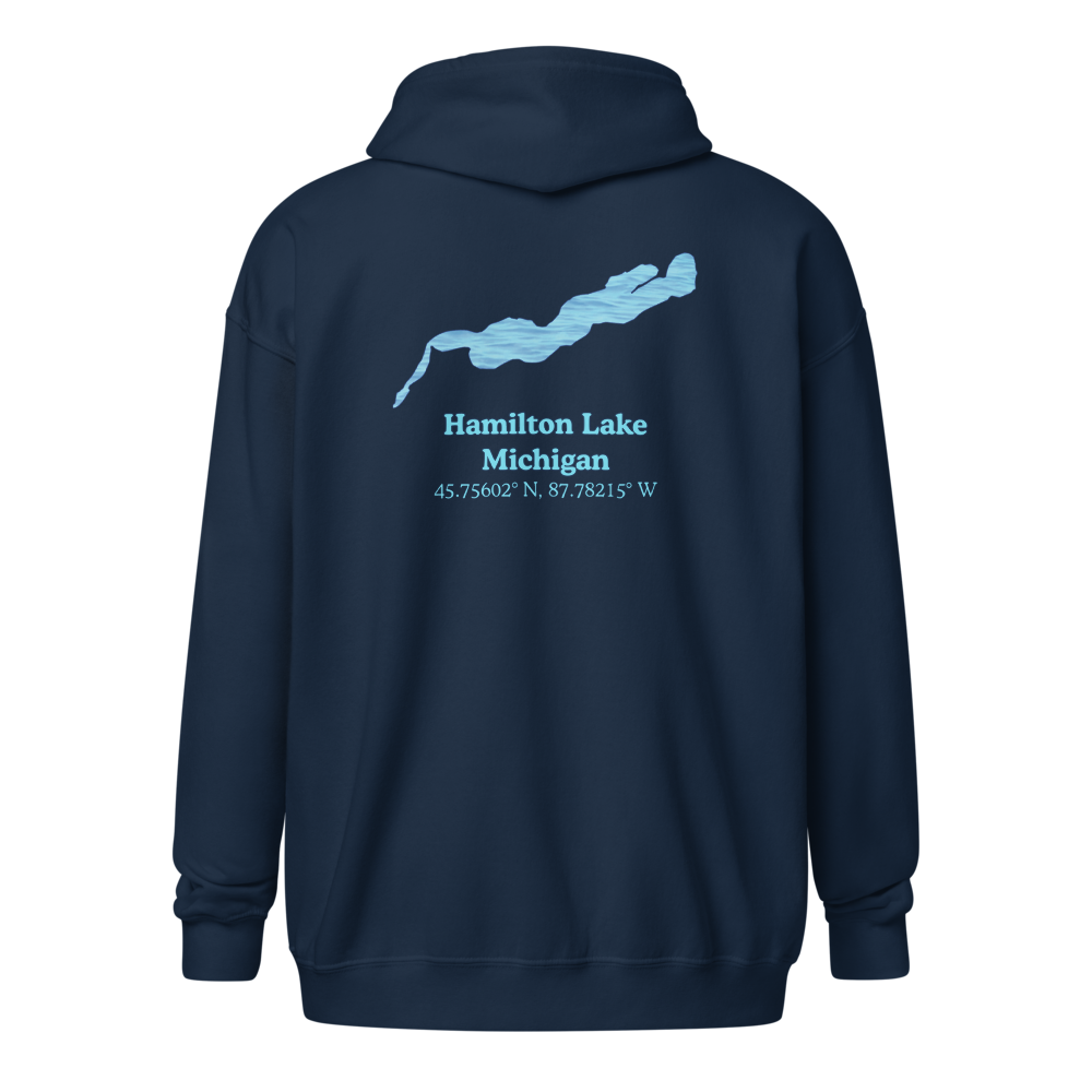 Hamilton Lake Unisex Zip Hoodie