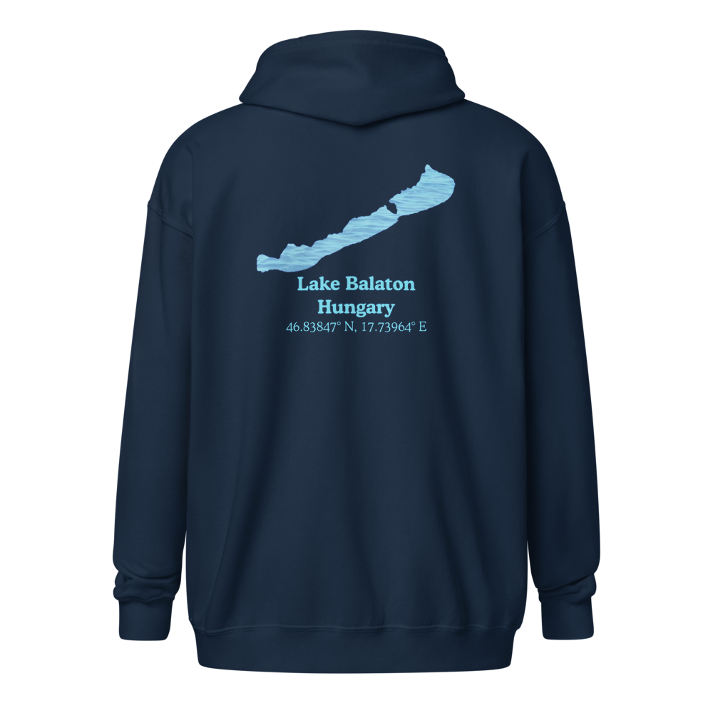 Lake Balaton Unisex Zip Hoodie