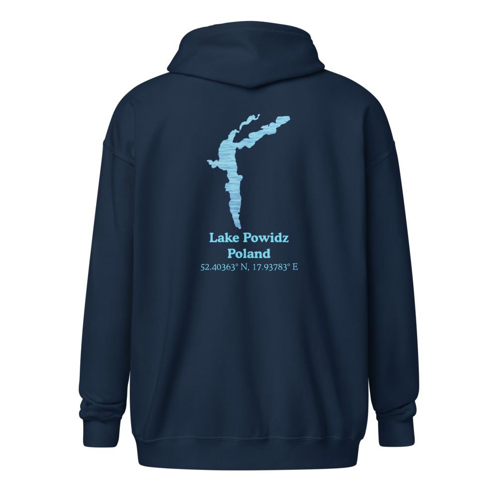 Lake Powidz Unisex Zip Hoodie