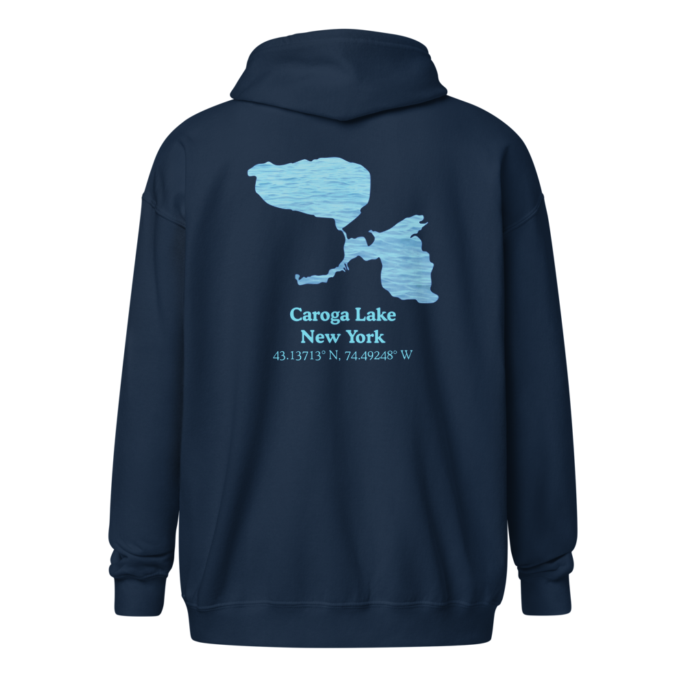 Caroga Lake Unisex Zip Hoodie