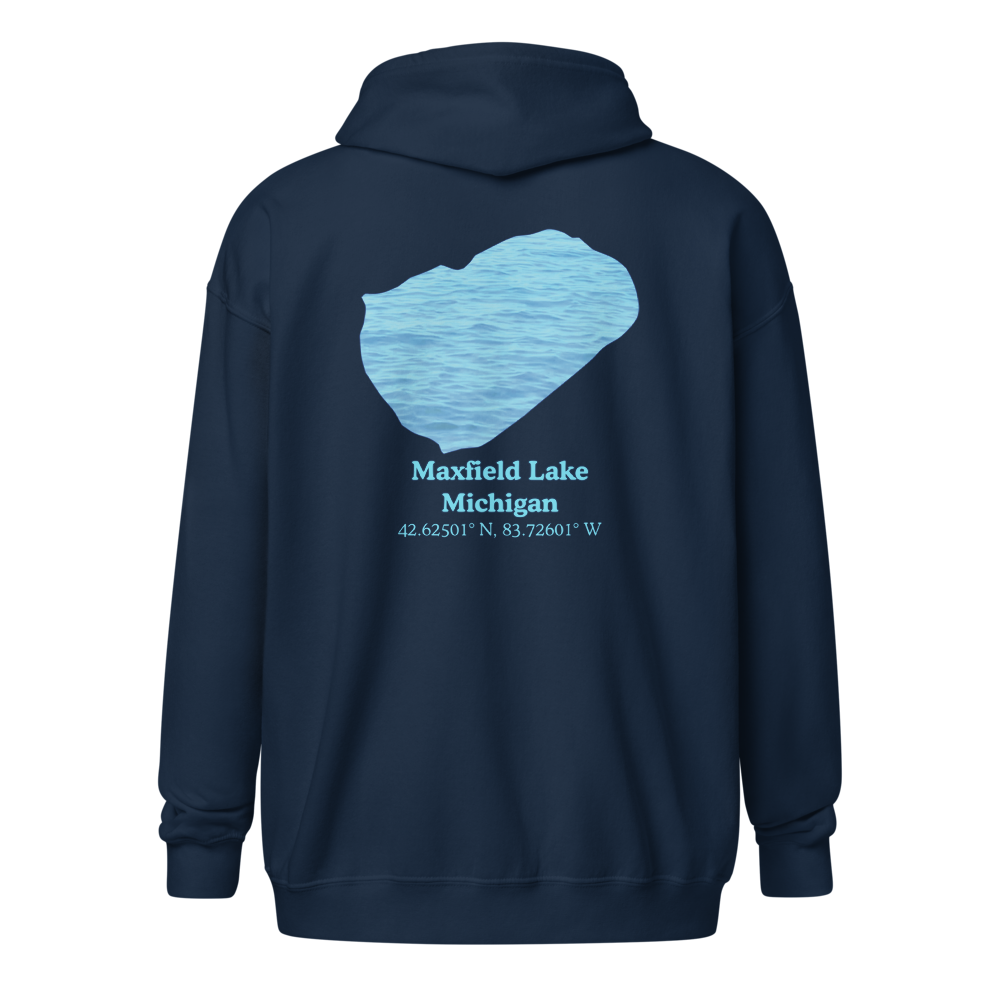 Maxfield Lake Unisex Zip Hoodie