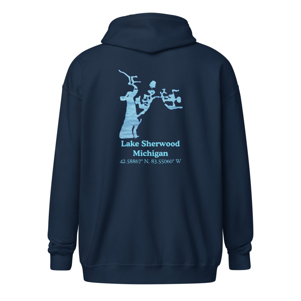 Lake Sherwood Unisex Zip Hoodie