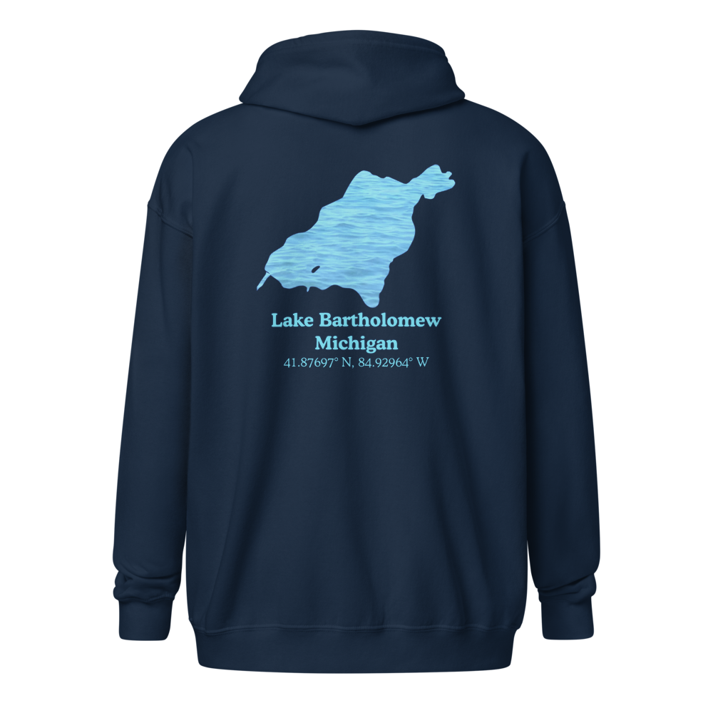 Lake Bartholomew Unisex Zip Hoodie