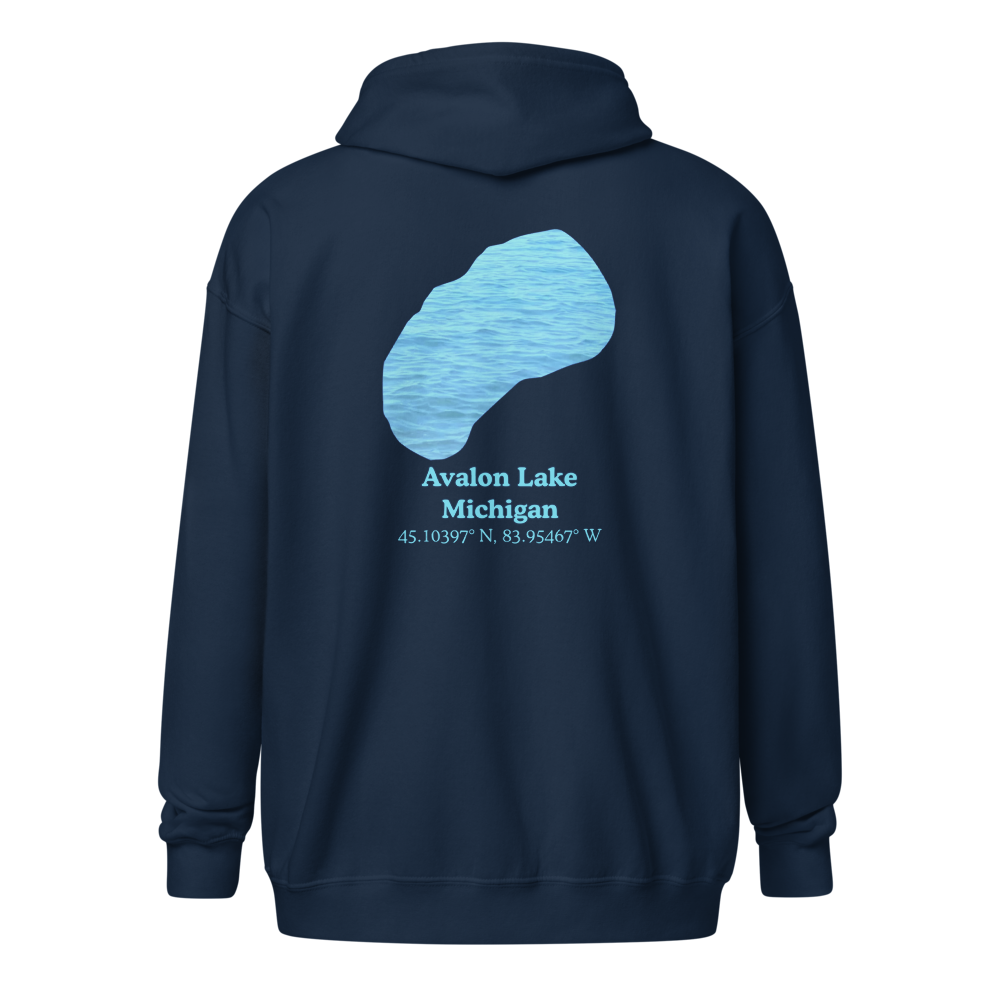 Avalon Lake Unisex Zip Hoodie