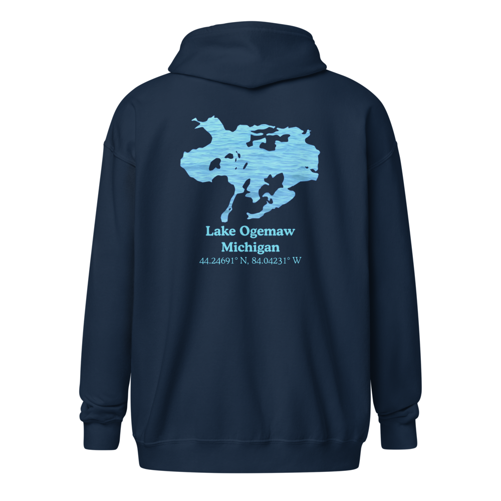 Lake Ogemaw Unisex Zip Hoodie