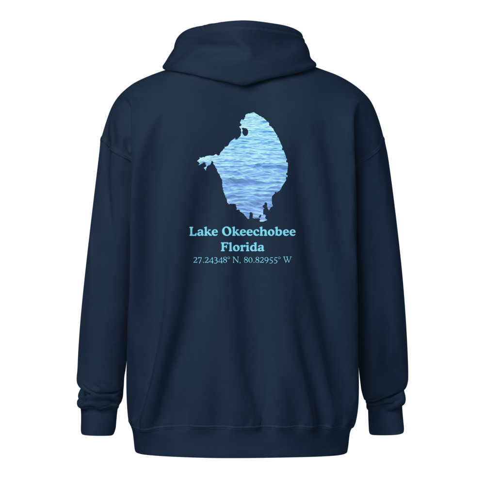 Lake Okeechobee Unisex Zip Hoodie