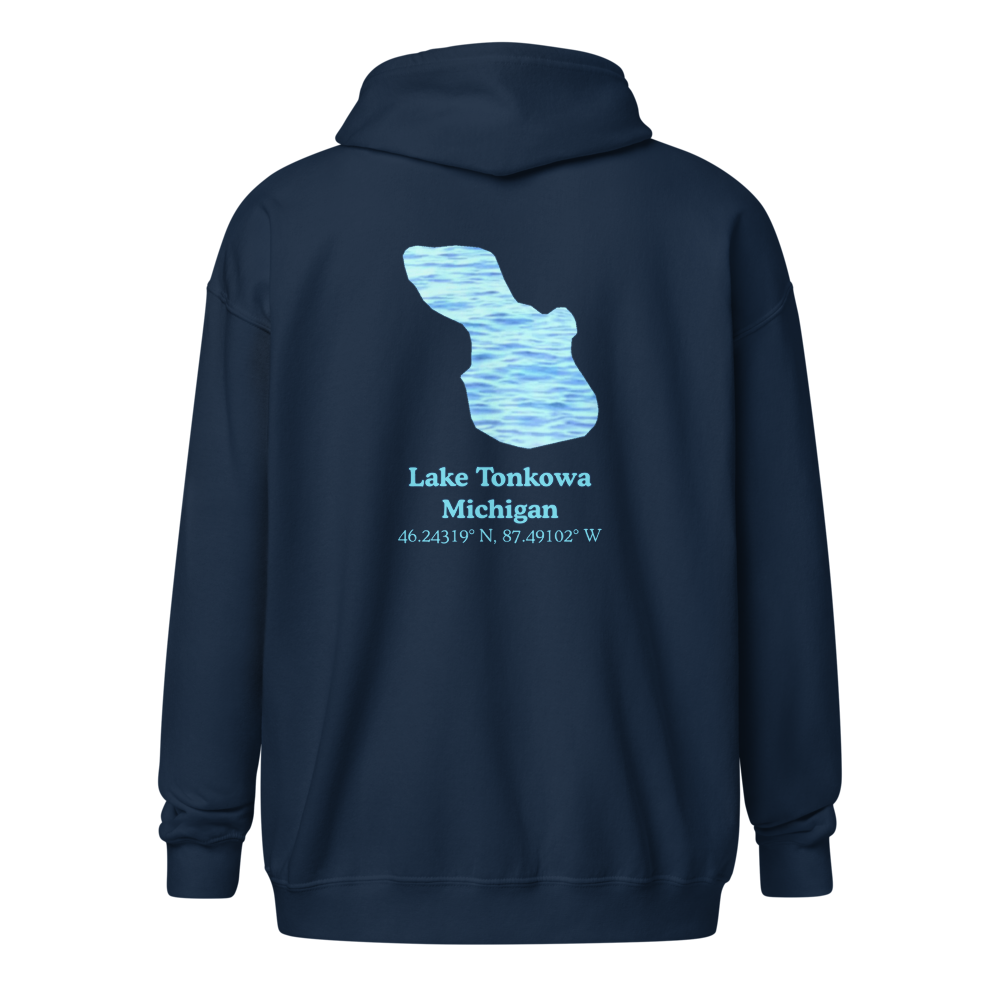 Lake Tonkowa Unisex Zip Hoodie