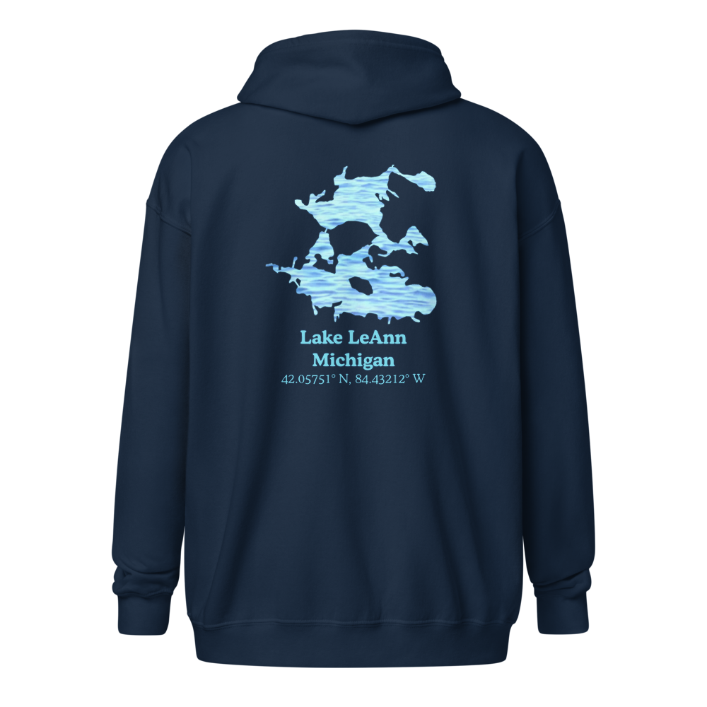 Lake LeAnn Unisex Zip Hoodie