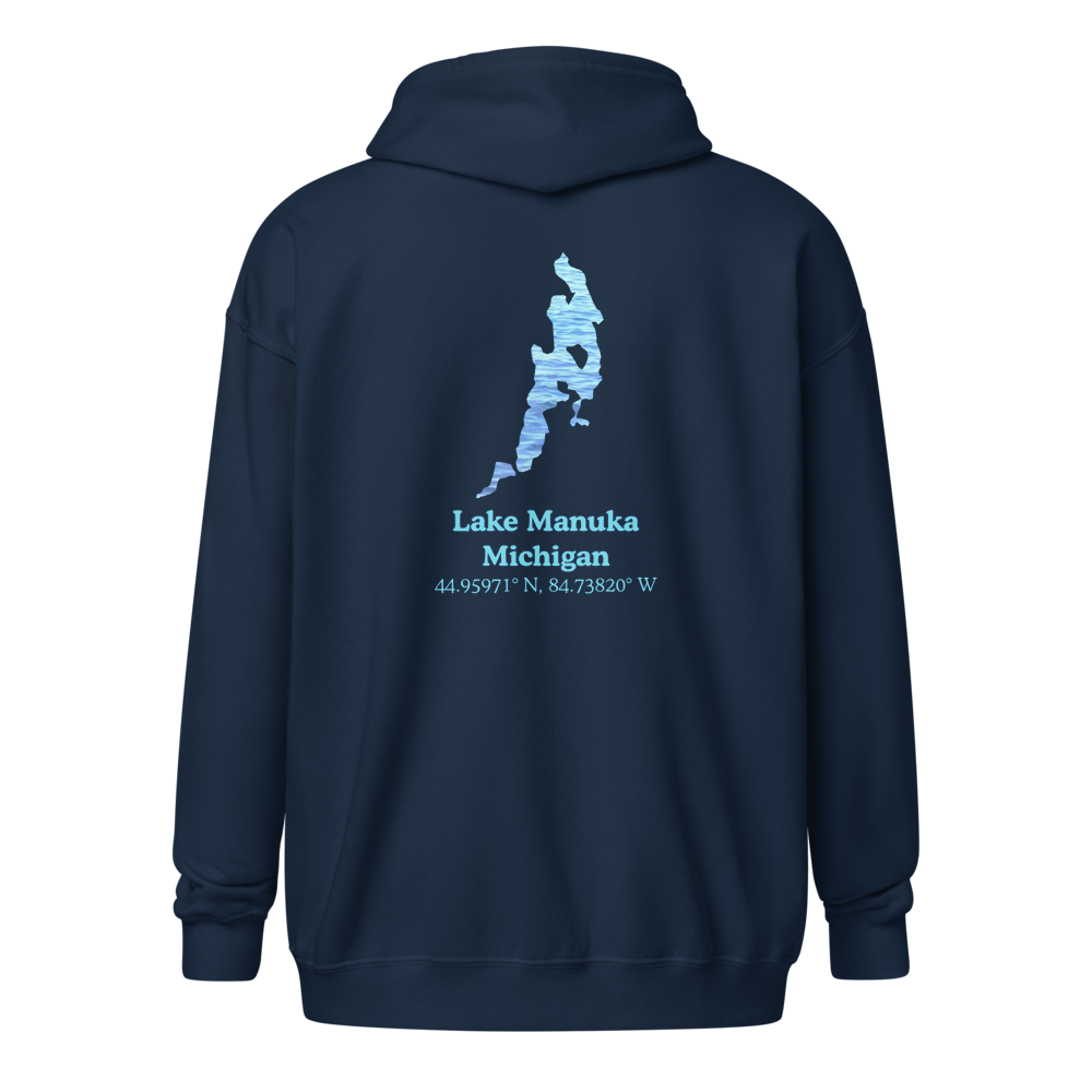 Lake Manuka Unisex Zip Hoodie