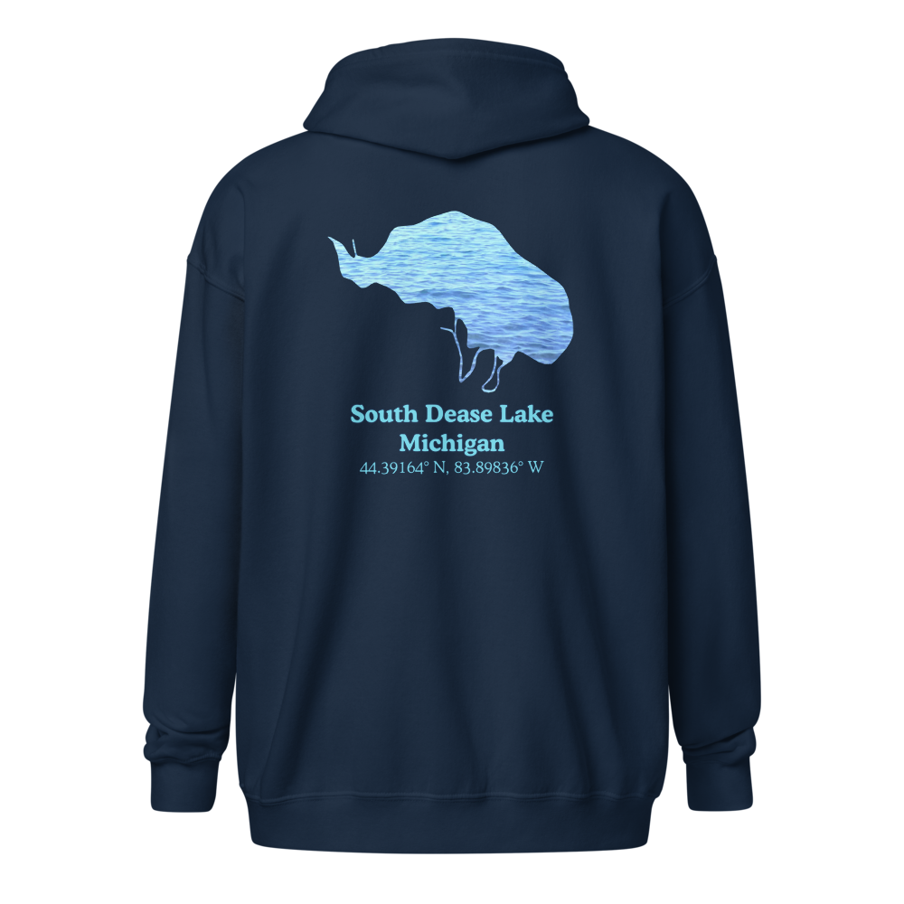 South Dease Lake Unisex Zip Hoodie