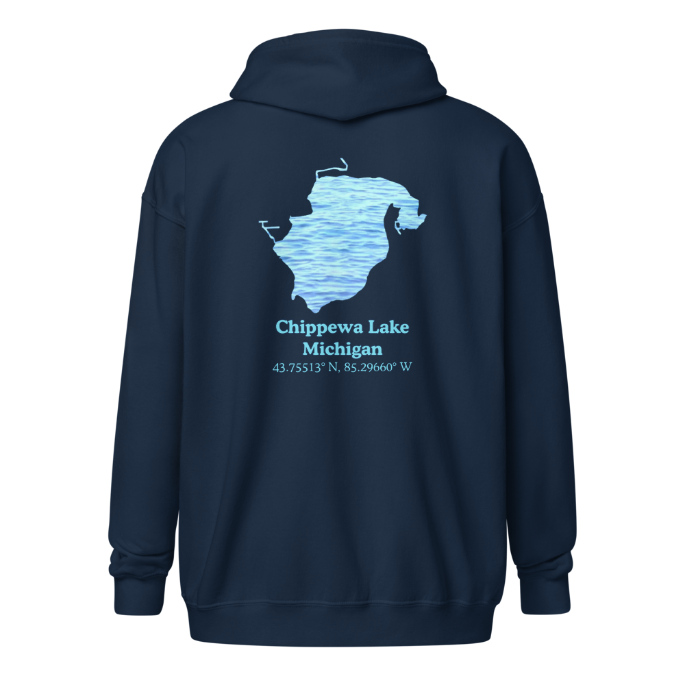 Chippewa Lake Unisex Zip Hoodie