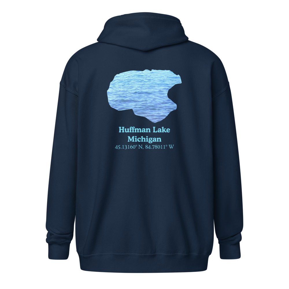 Huffman Lake Unisex Zip Hoodie