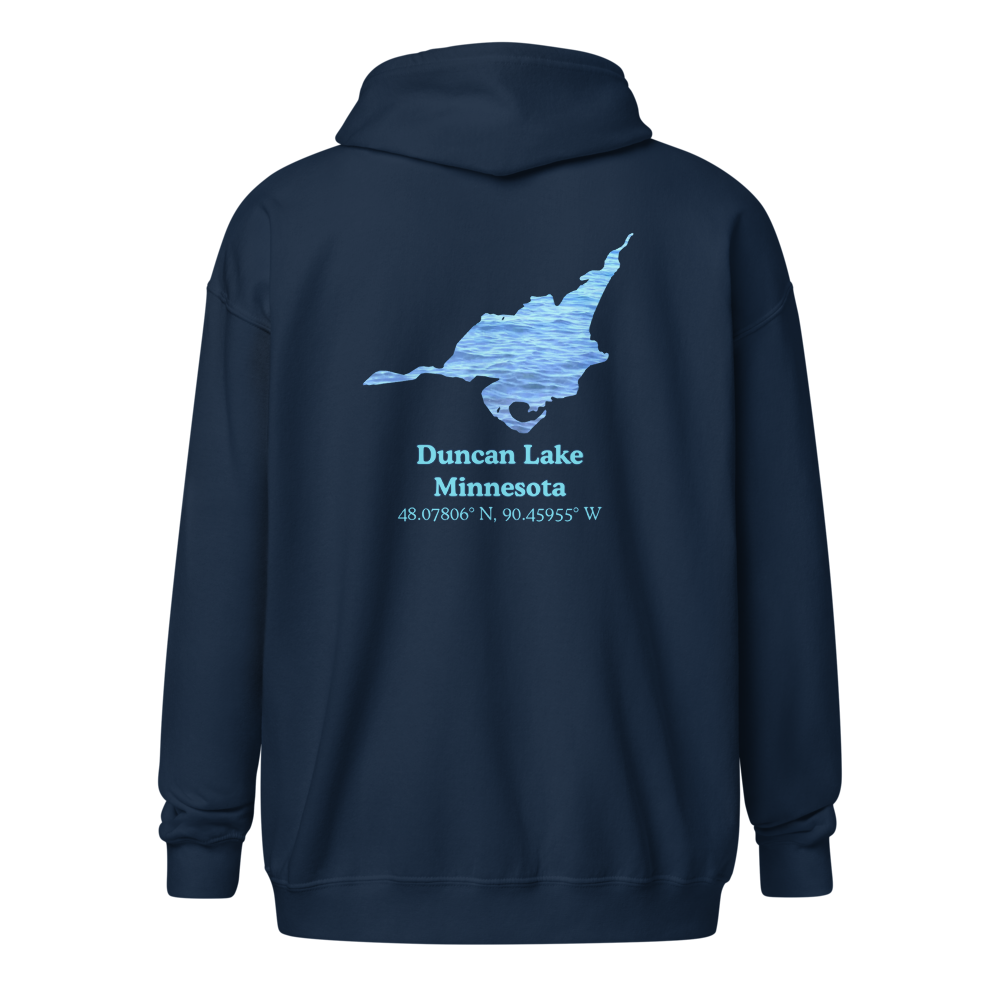 Duncan Lake Unisex Zip Hoodie