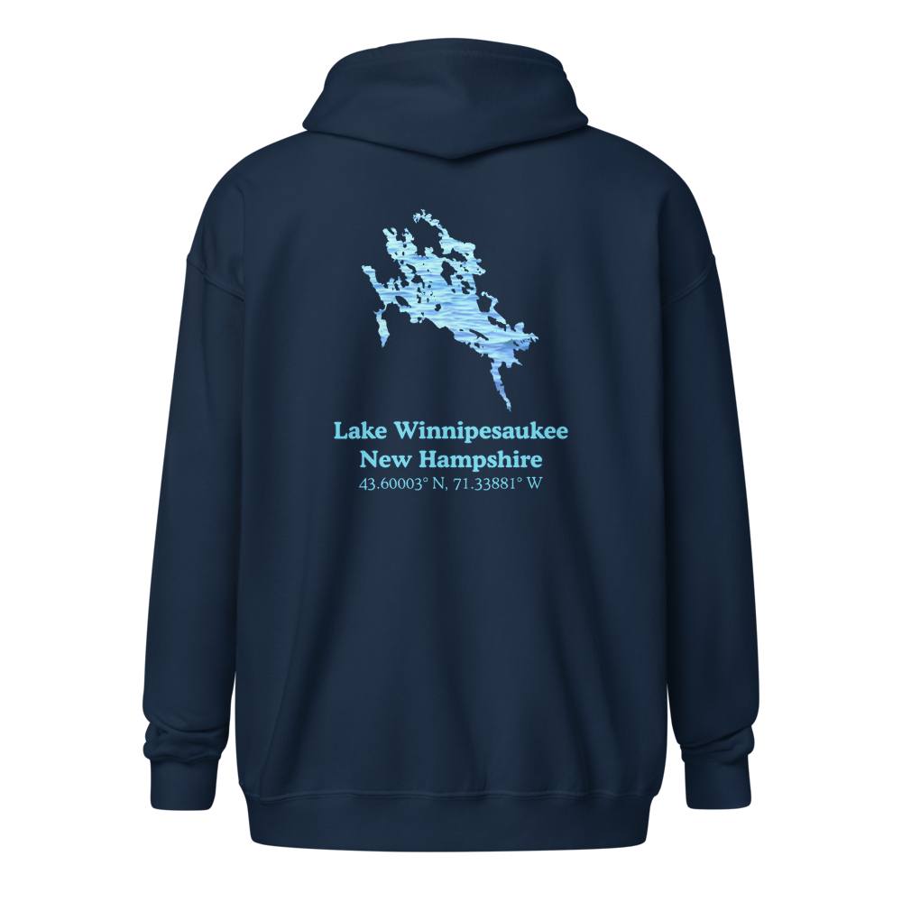 Lake Winnipesaukee Unisex Zip Hoodie