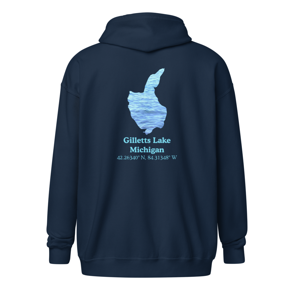 Gilletts Lake Unisex Zip Hoodie