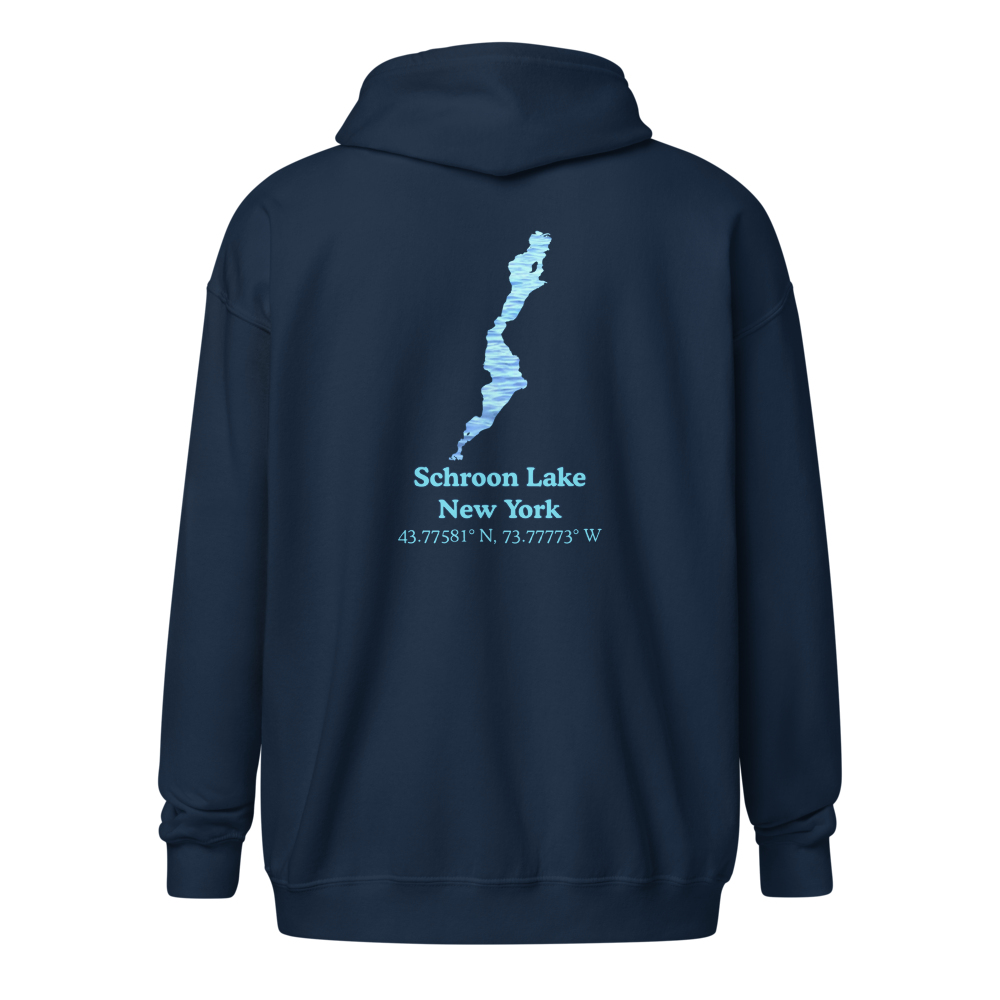 Schroon Lake Unisex Zip Hoodie