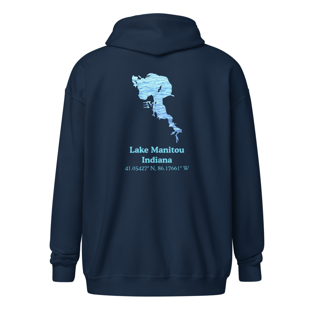 Lake Manitou Unisex Zip Hoodie