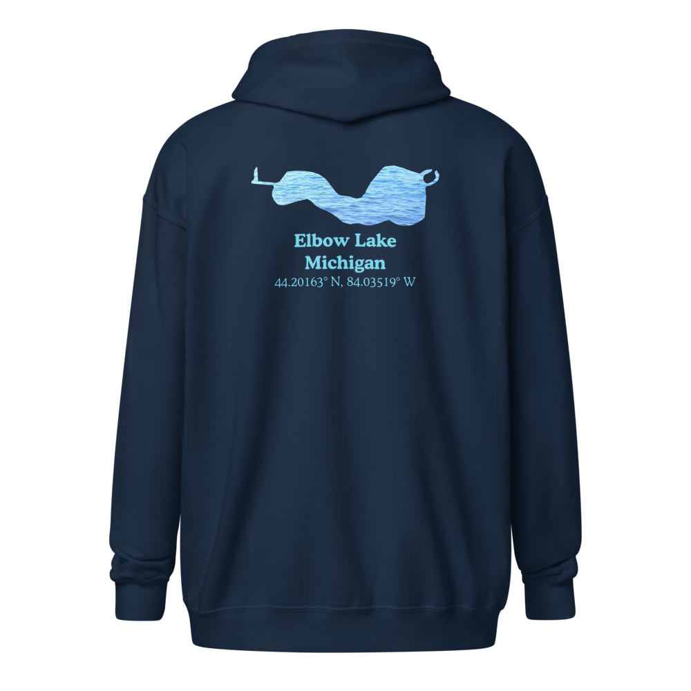 Elbow Lake Unisex Zip Hoodie