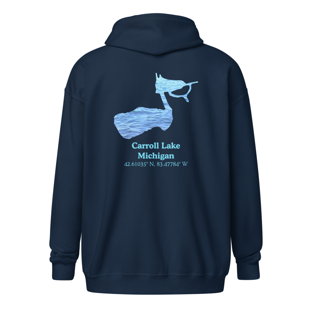 Carroll Lake Unisex Zip Hoodie