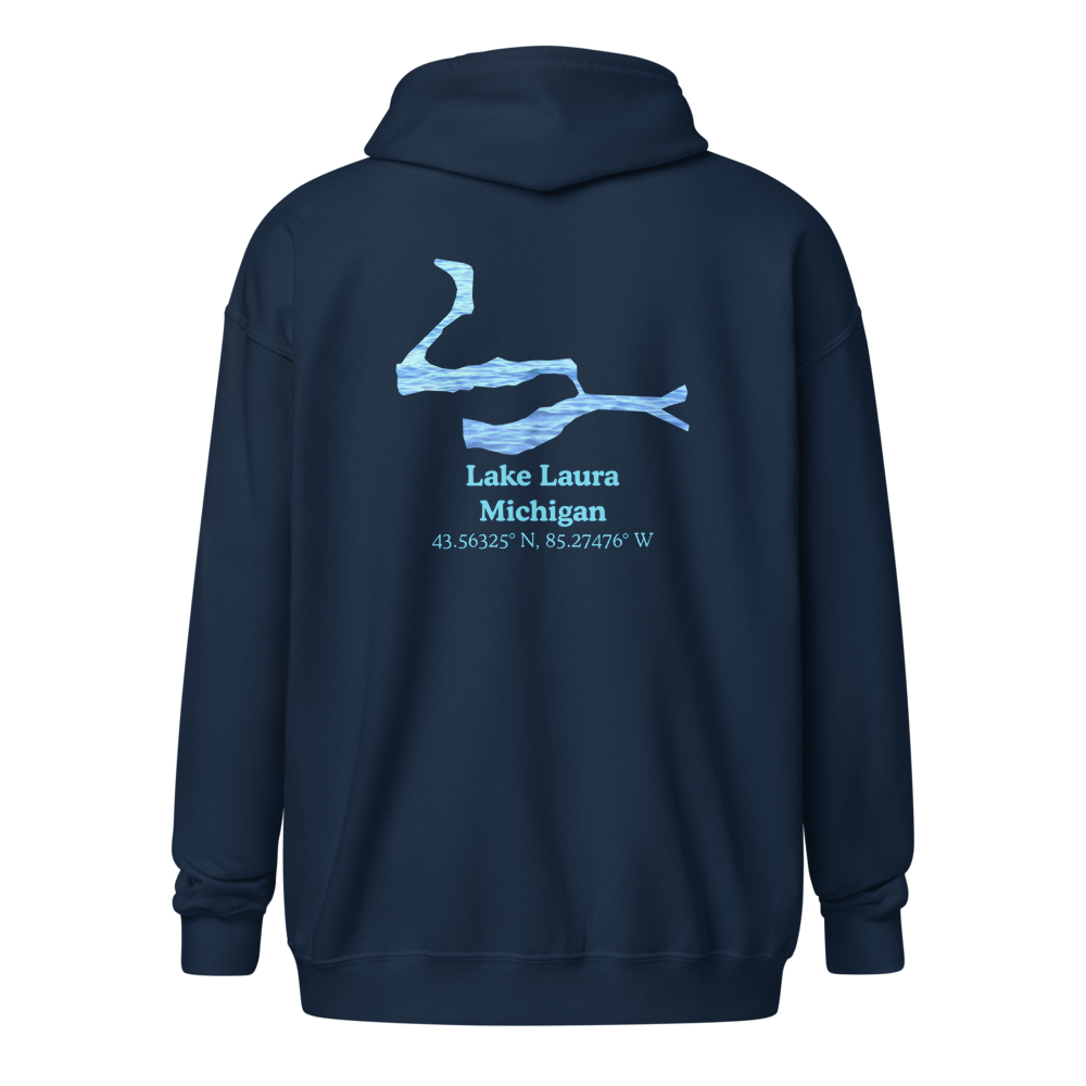 Lake Laura Unisex Zip Hoodie