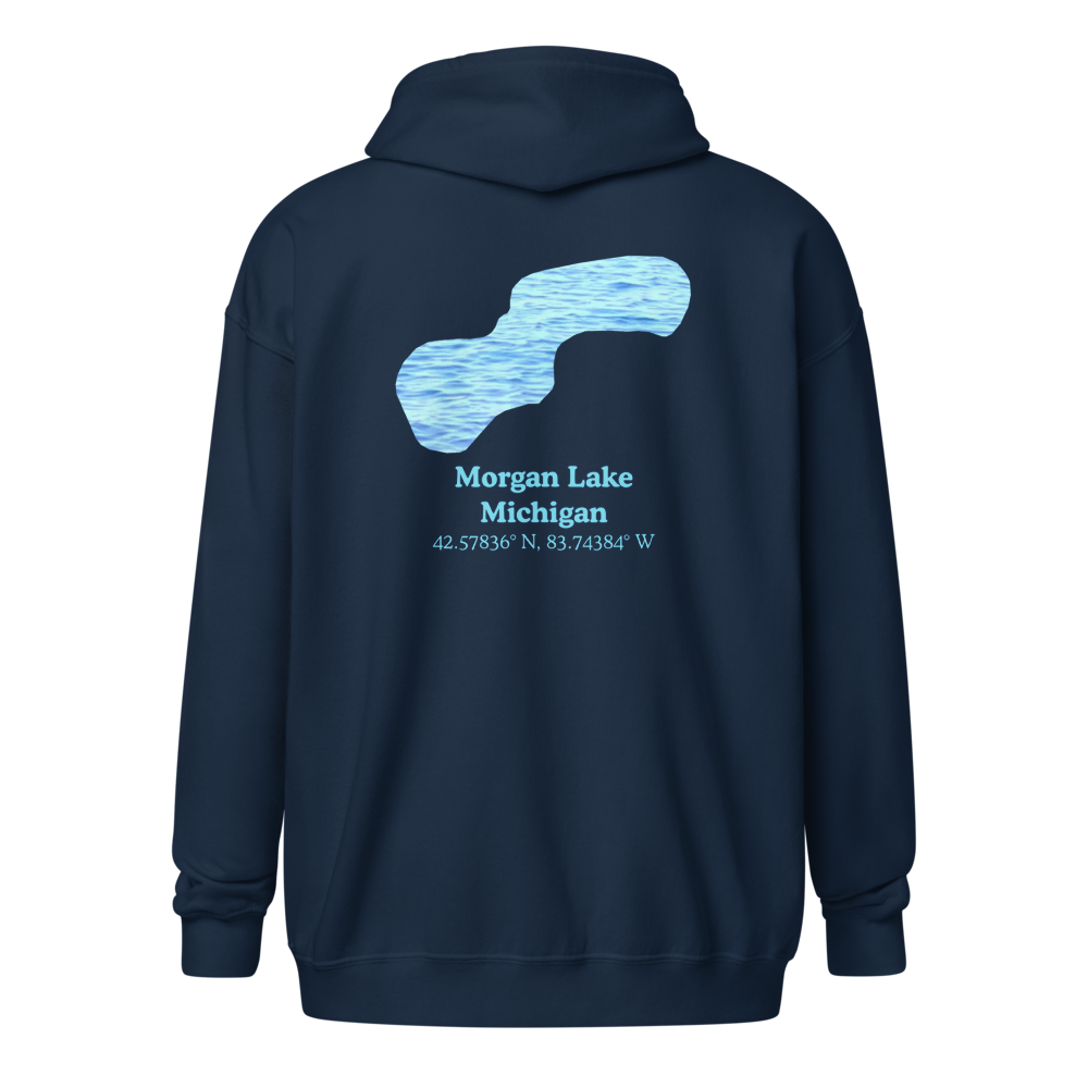 Morgan Lake Unisex Zip Hoodie