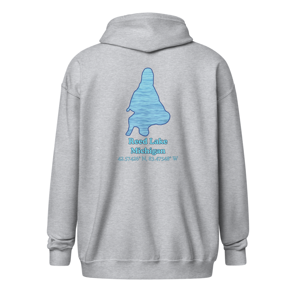 Reed Lake Unisex Zip Hoodie