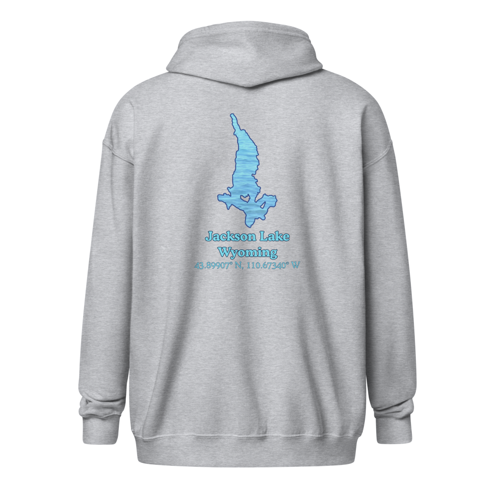 Jackson Lake Unisex Zip Hoodie