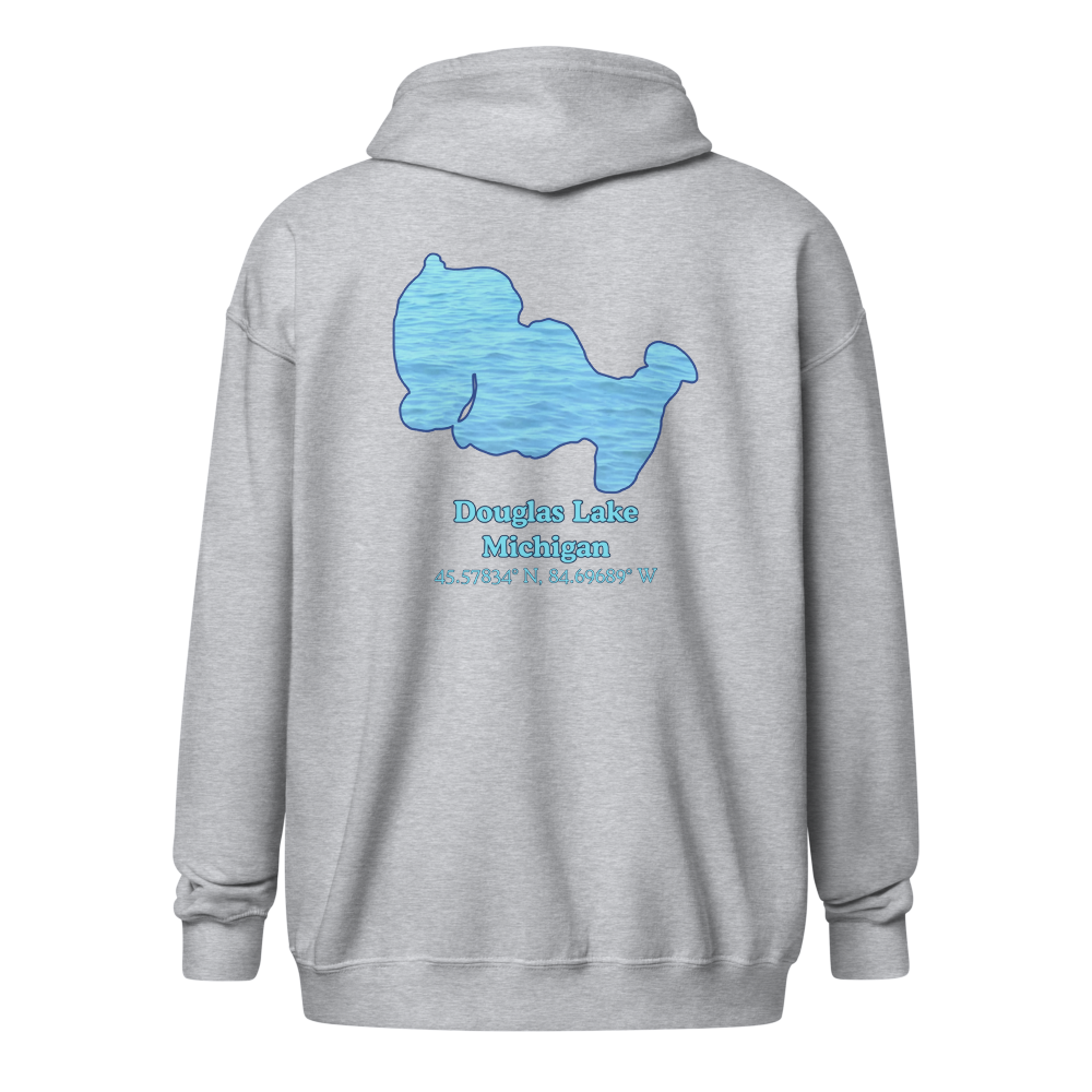 Douglas Lake Unisex Zip Hoodie