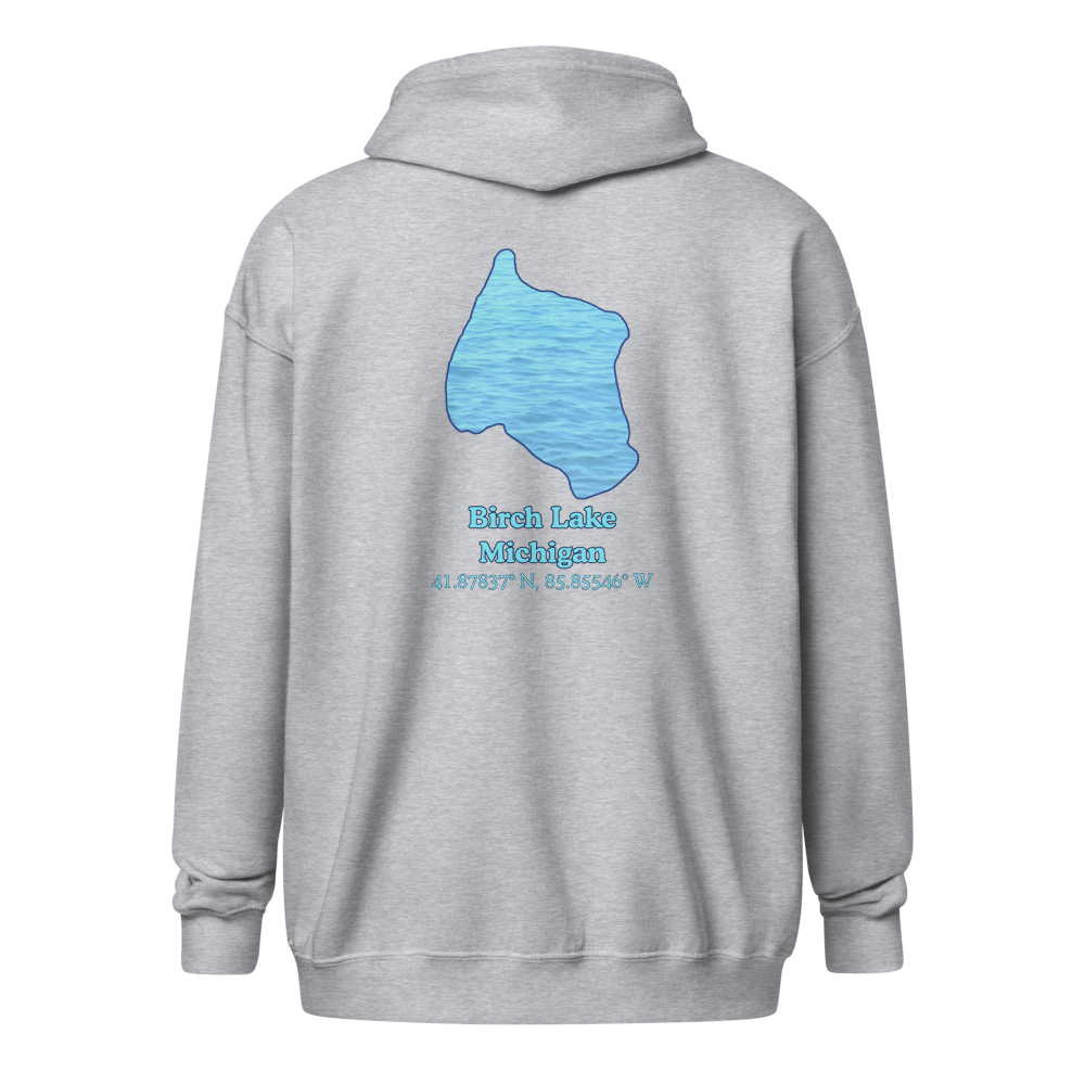 Birch Lake Unisex Zip Hoodie