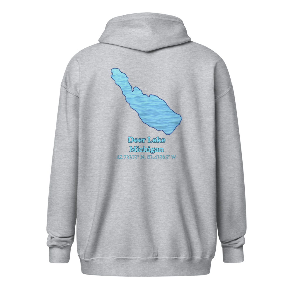Deer Lake Unisex Zip Hoodie