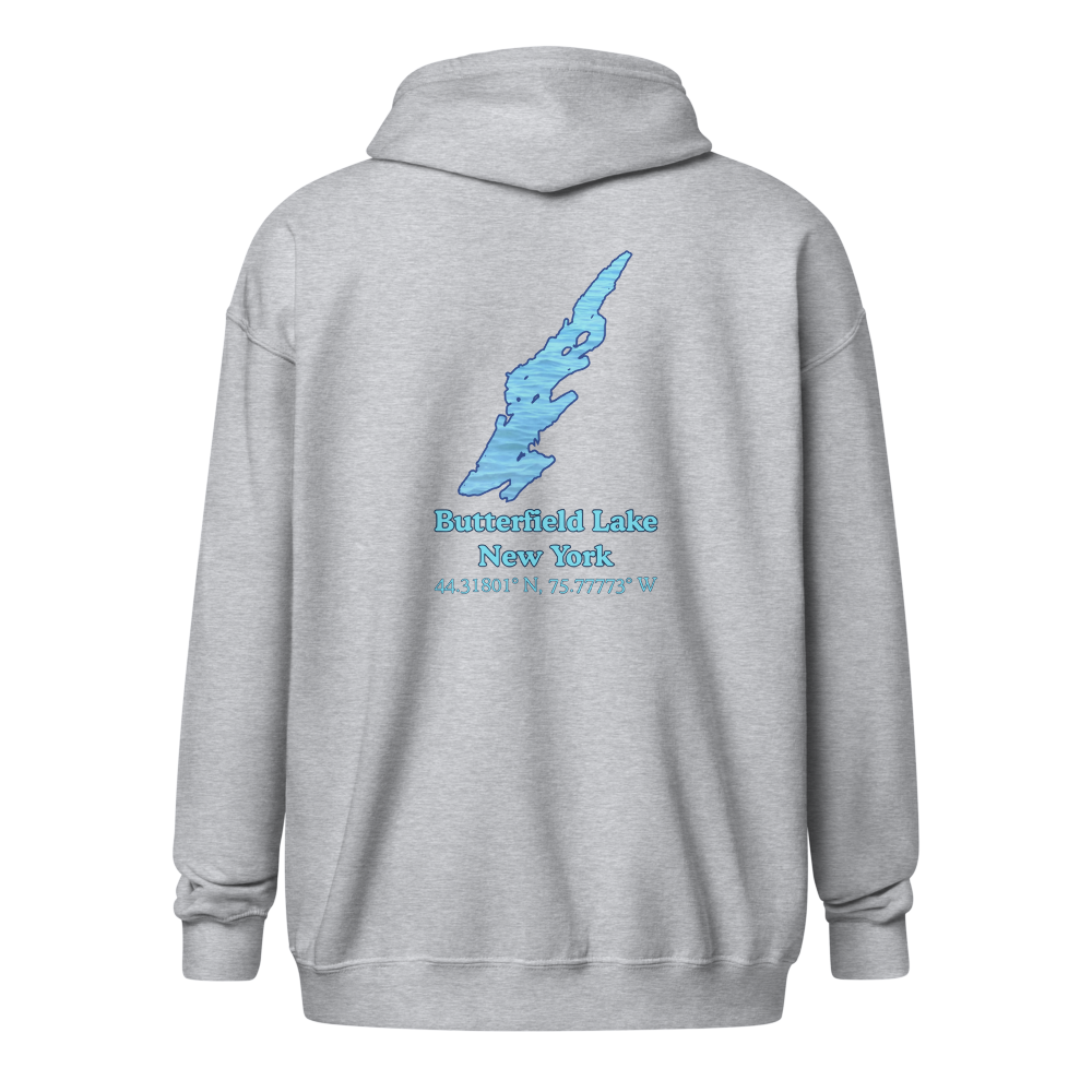 Butterfield Lake Unisex Zip Hoodie