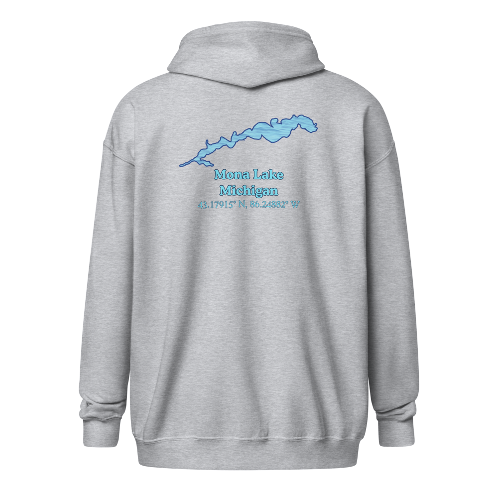 Mona Lake Unisex Zip Hoodie