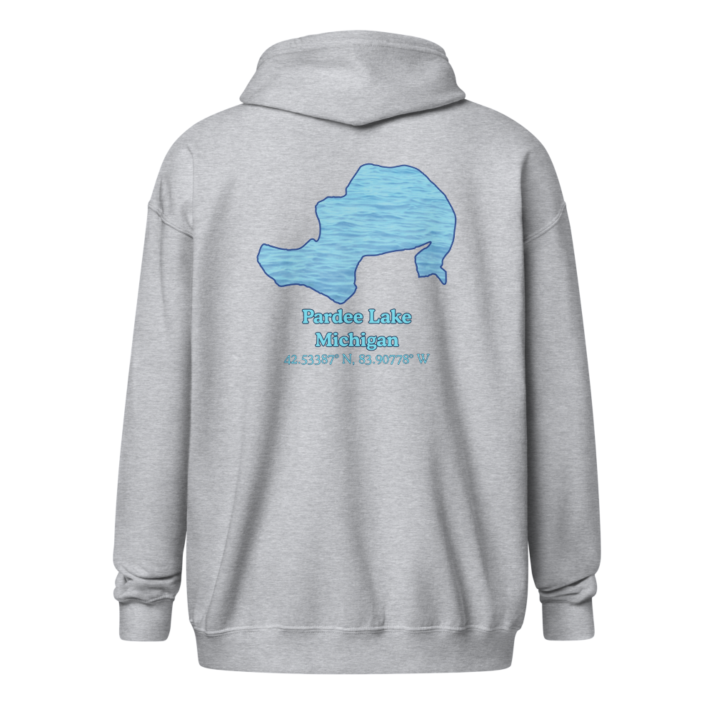 Pardee Lake Unisex Zip Hoodie