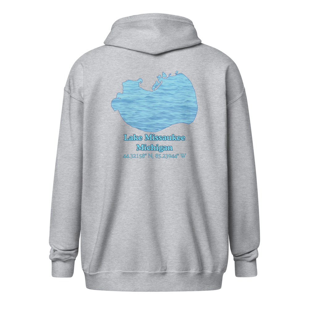 Lake Missaukee Unisex Zip Hoodie