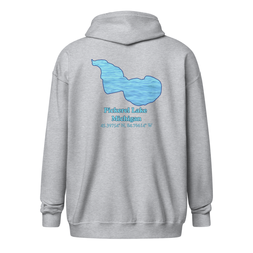 Pickerel Lake  Unisex Zip Hoodie