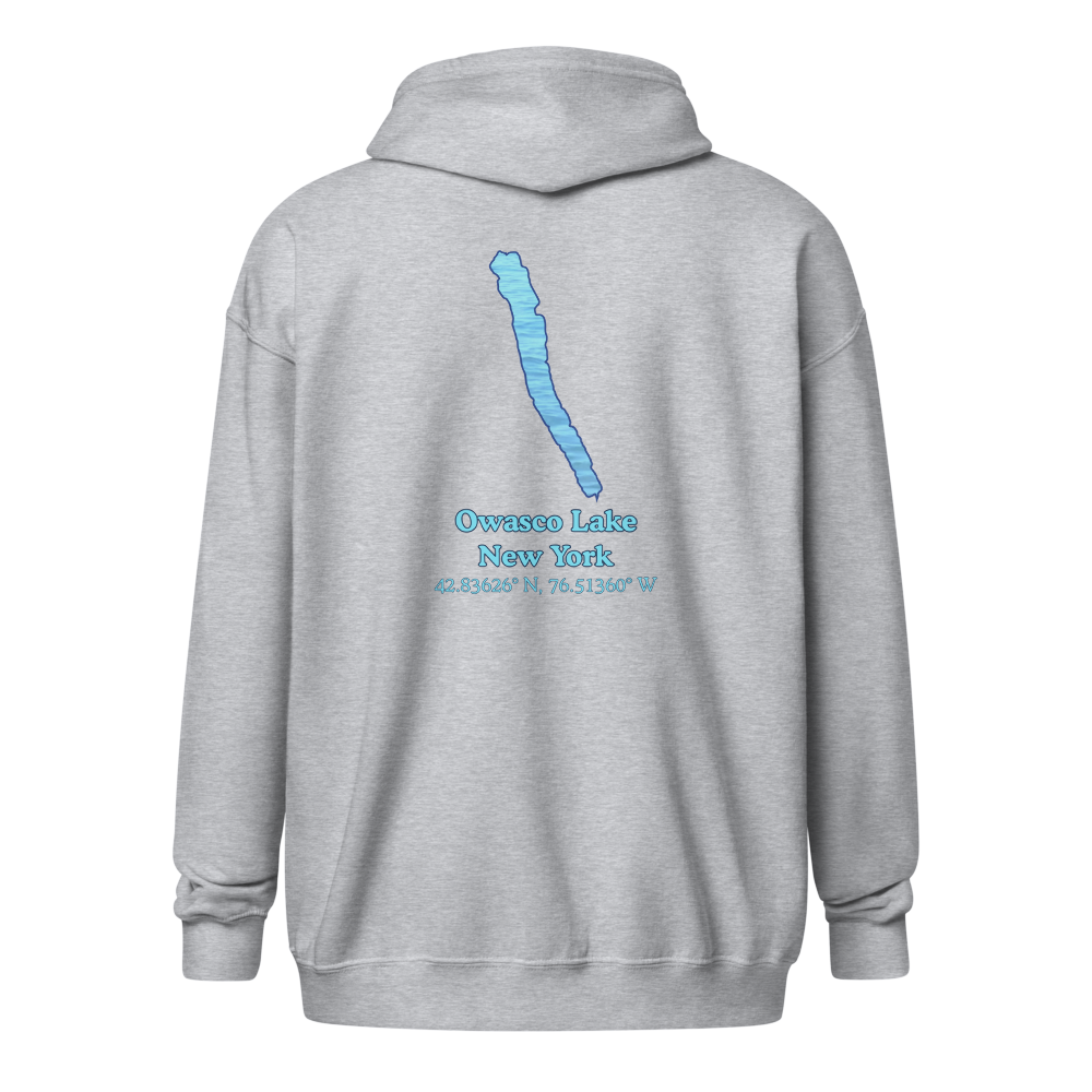 Owasco Lake Unisex Zip Hoodie